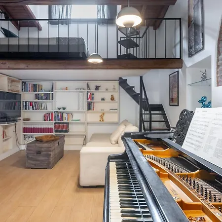 Musician Colosseo With Piano Řím